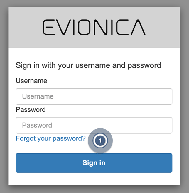 Forgot your password 1.0