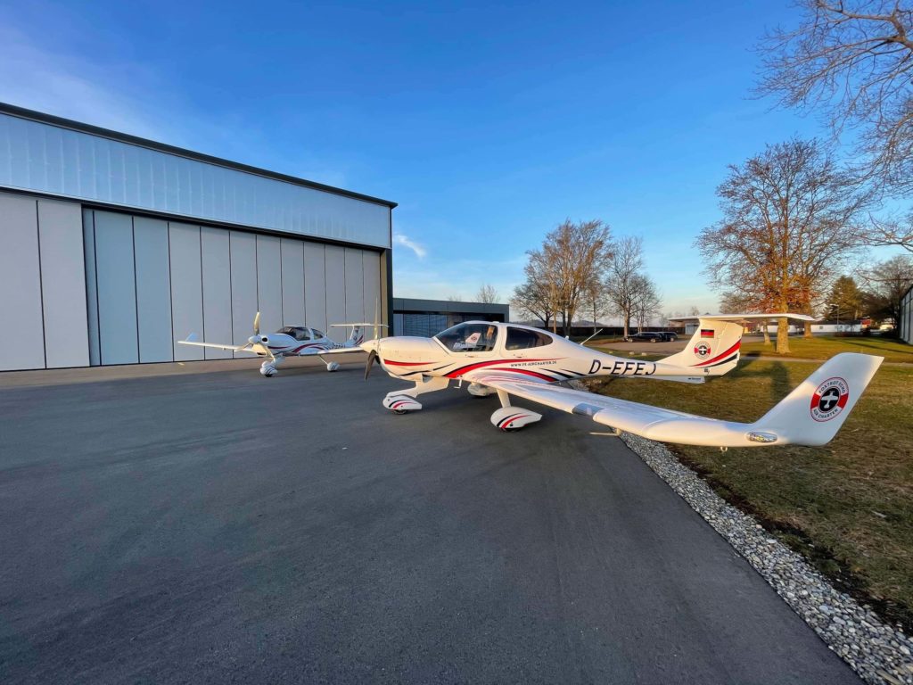 Diamond fleet in the Air Colleg Pilot School