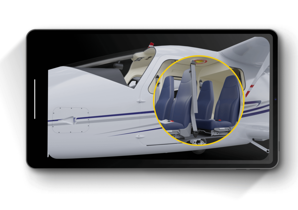 mage shows screen from the Tecnam e-learning